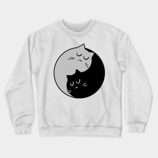 Yin Yang cats Crewneck Sweatshirt